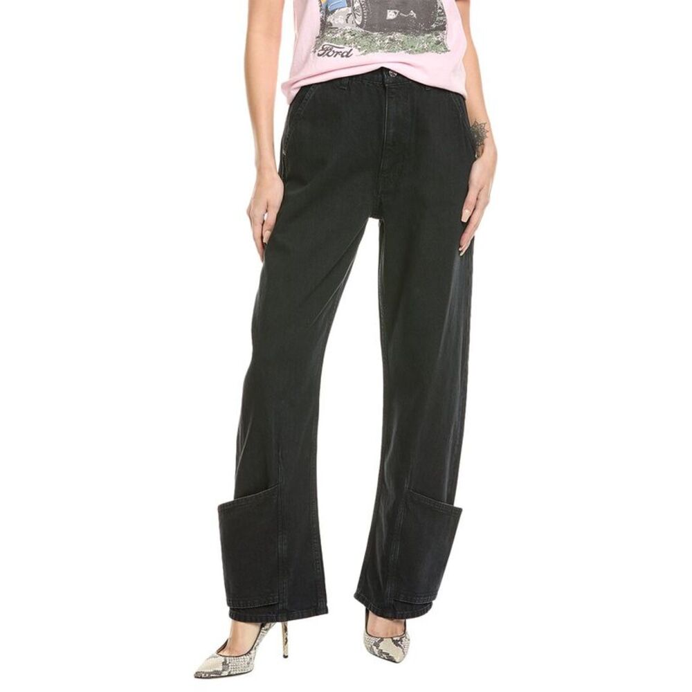 Frame Denim Tab Trouser Jean Black 31